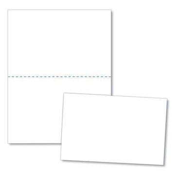 Blanks/USA® Digital Postcards, Copier, Inkjet-laser-offset Press, 80 Lb, 8.5x5.5, Smooth White, 250 Cards, 2 Cards-sheet, 125 Sheets-pack freeshipping - TVN Wholesale